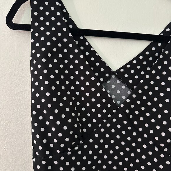 Polka Dot Mini Dress - Picture 2 of 4